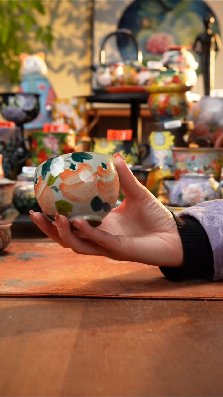 瓷片景德镇手工手绘945