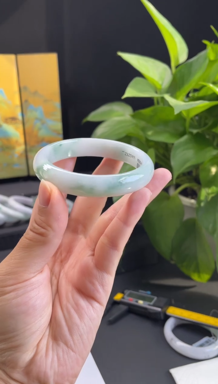 未镶嵌翡翠定制翡翠17#天然缅甸A货翡翠手镯53-54正圈圈口（贵妃）