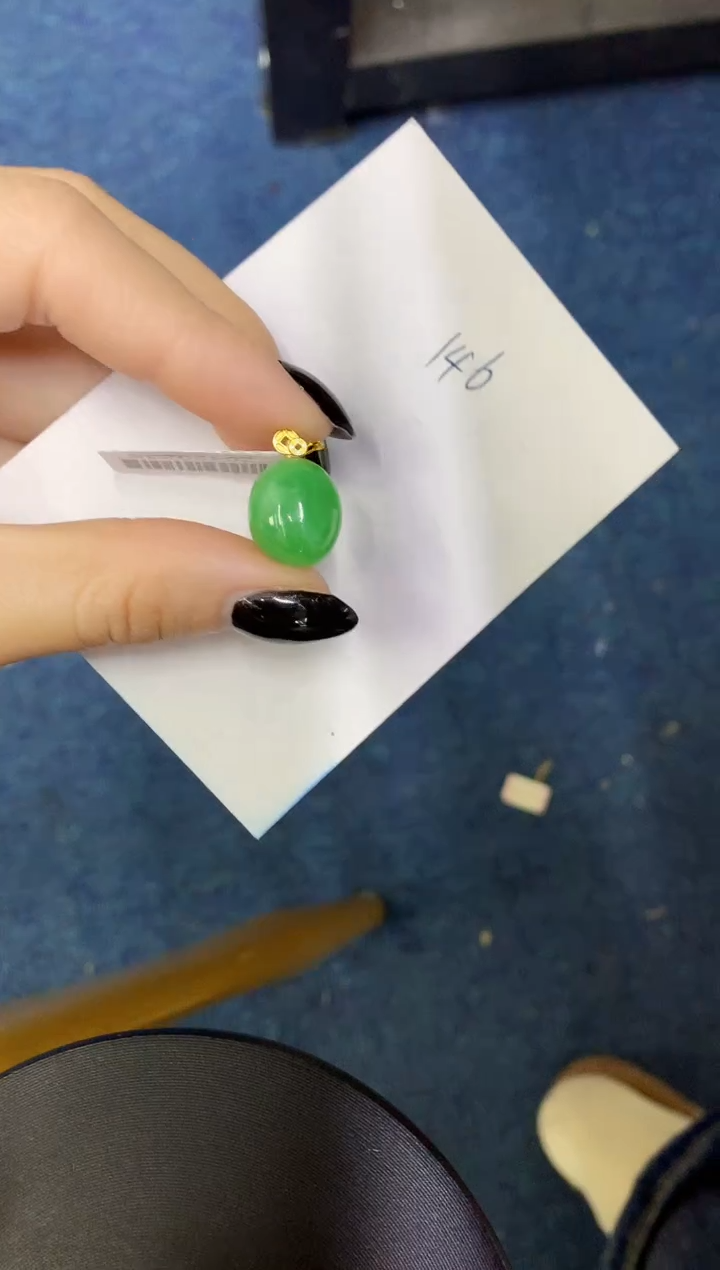 【闪购商品】翡翠颈饰18K金镶嵌000000000