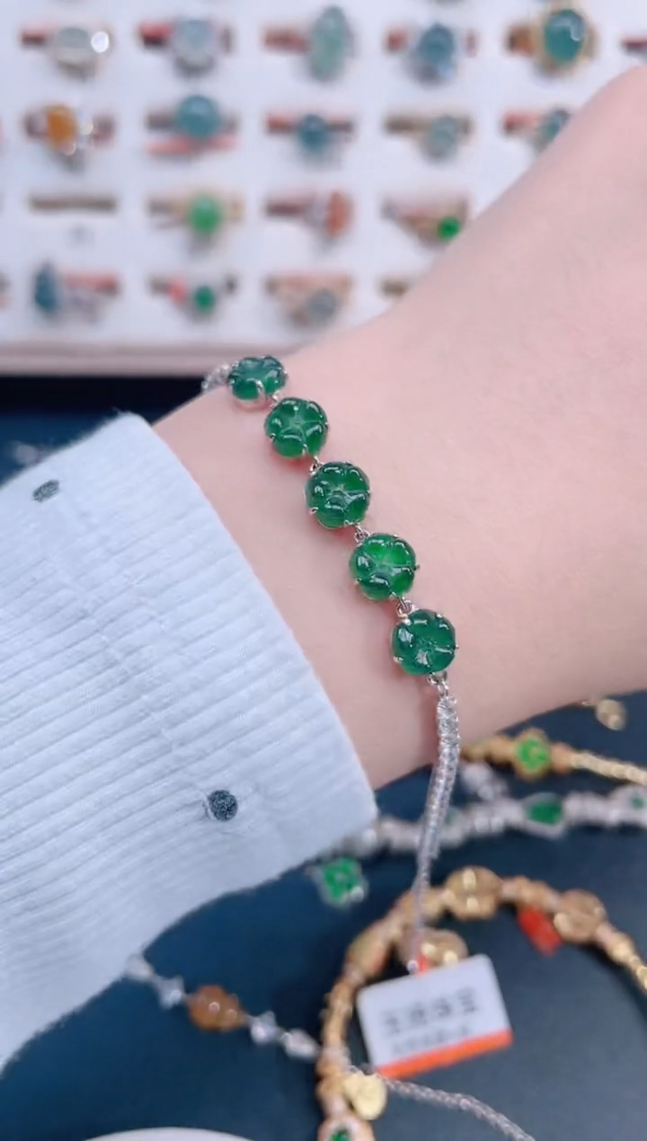 未镶嵌手链翡翠天然翡翠