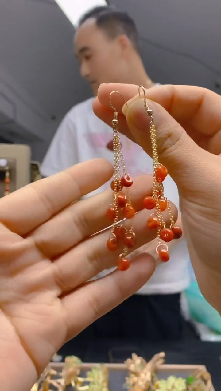 【闪购商品】翡翠耳饰合金0308翡翠耳钩