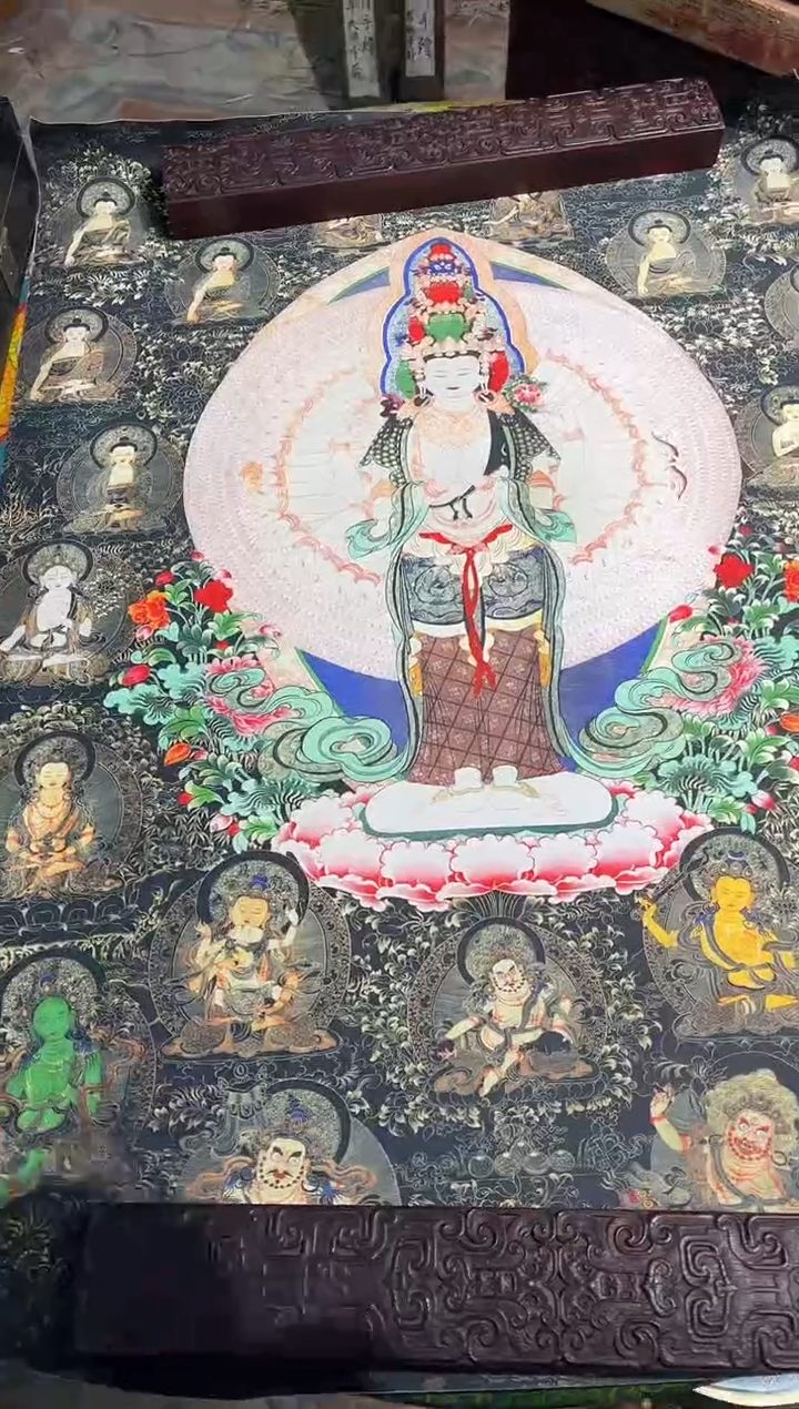 卷轴画天天的唐卡tk160