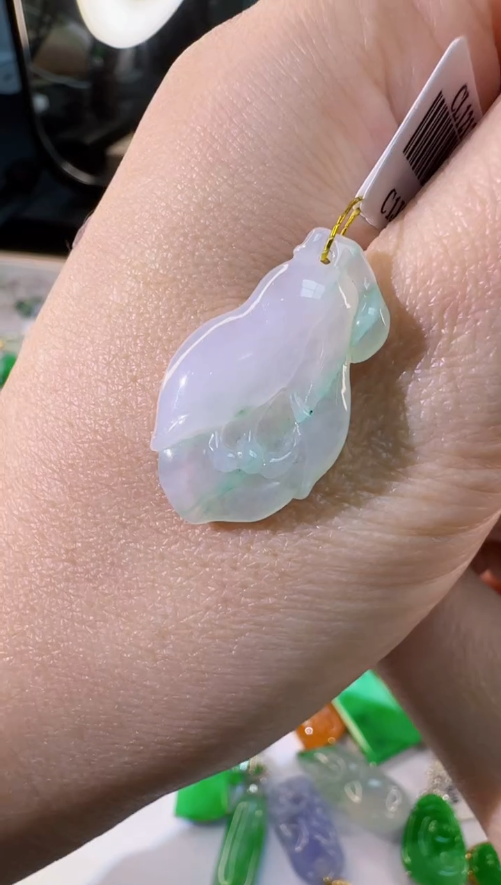 【闪购商品】翡翠吊坠(不含链)未镶嵌缅甸翡翠A货吊坠