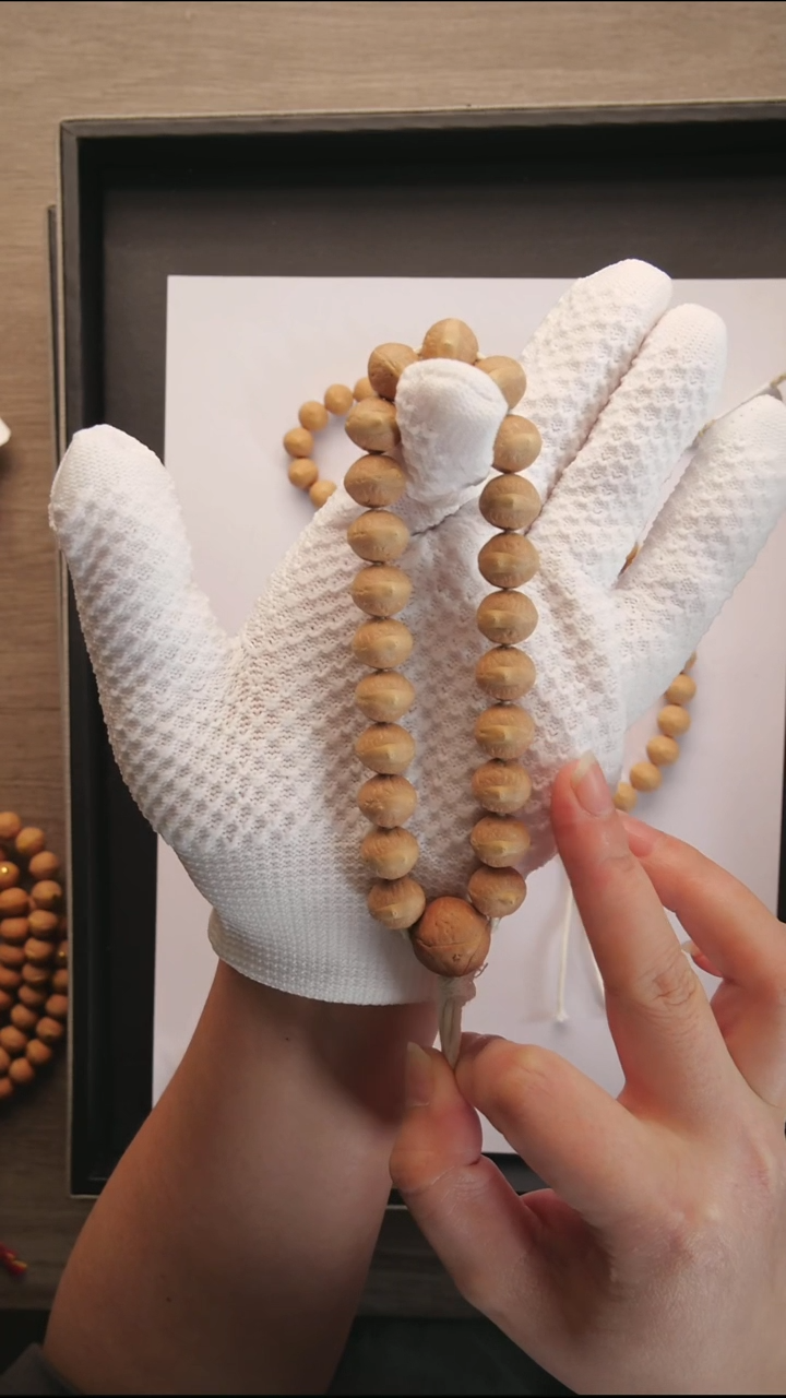 凤眼菩提手串12.3-12.6同树实心