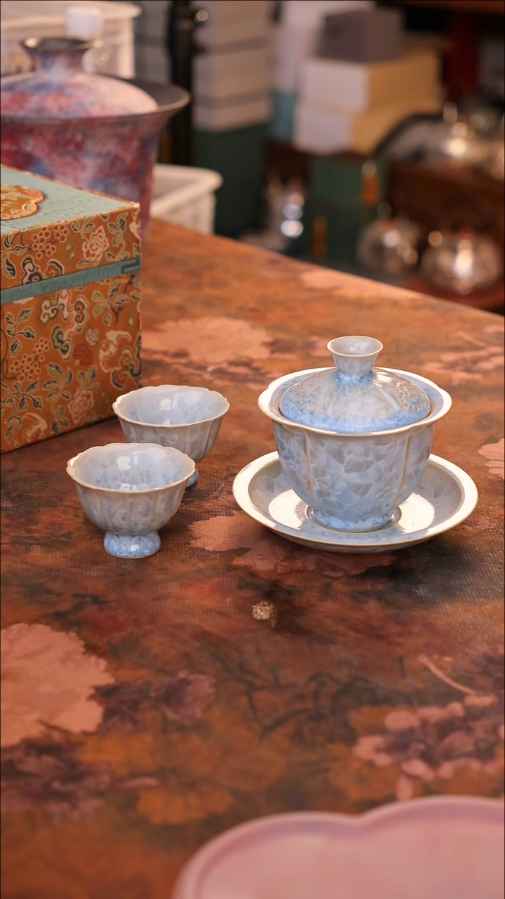 【闪购商品】陶瓷茶具（无礼盒无茶盘）@@A11782