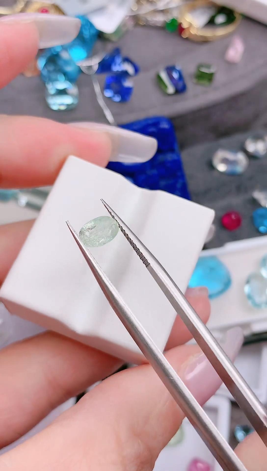 未镶嵌珠宝半成品帕拉依巴碧玺0.71ct