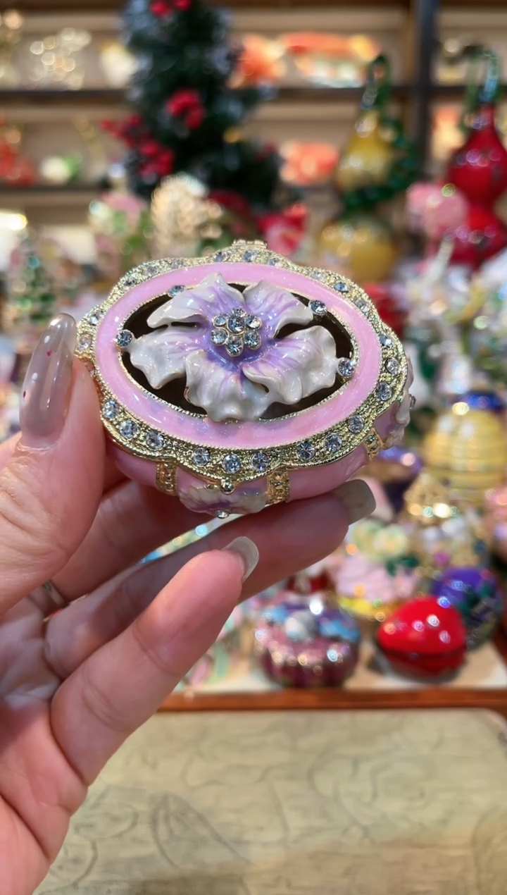 【闪购商品】 珐琅彩精致首饰盒