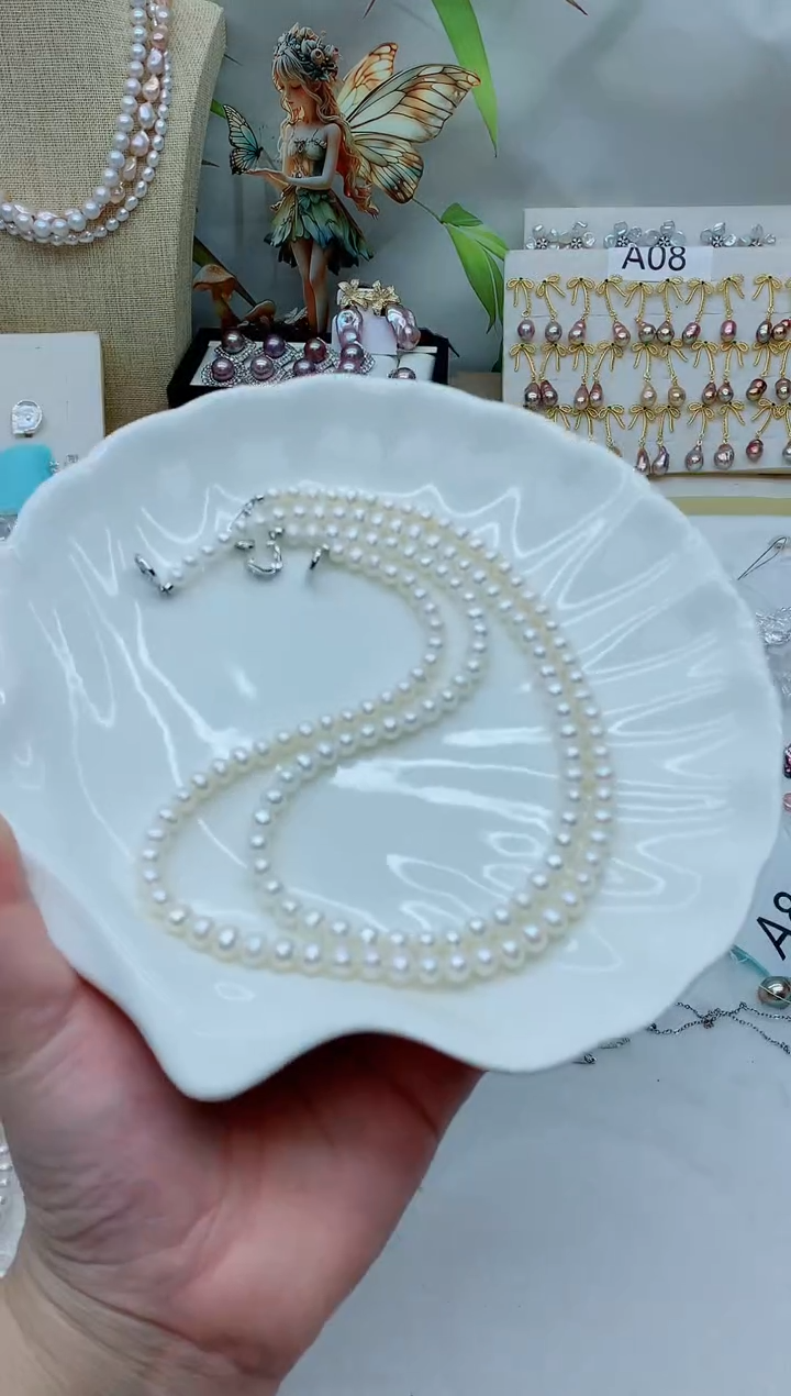 颈饰未镶嵌淡水珍珠多样性发其一【非无瑕】