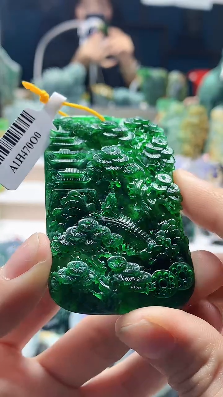 颈饰未镶嵌翡翠天然缅甸a货翡翠