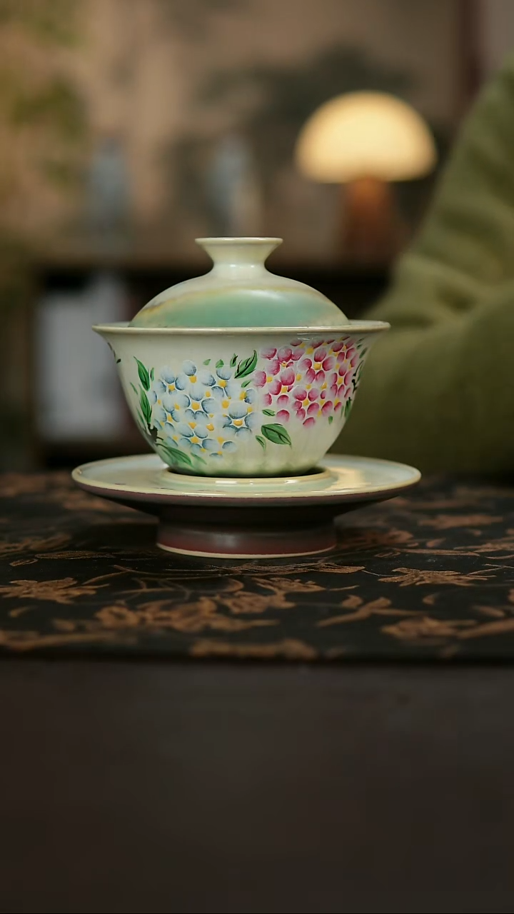 景德镇陶瓷杯碗柴烧多人