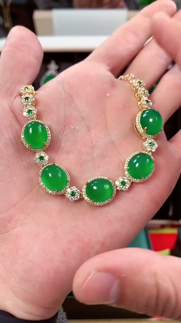 【闪购商品】玛瑙/玉髓手链未镶嵌豪华手链