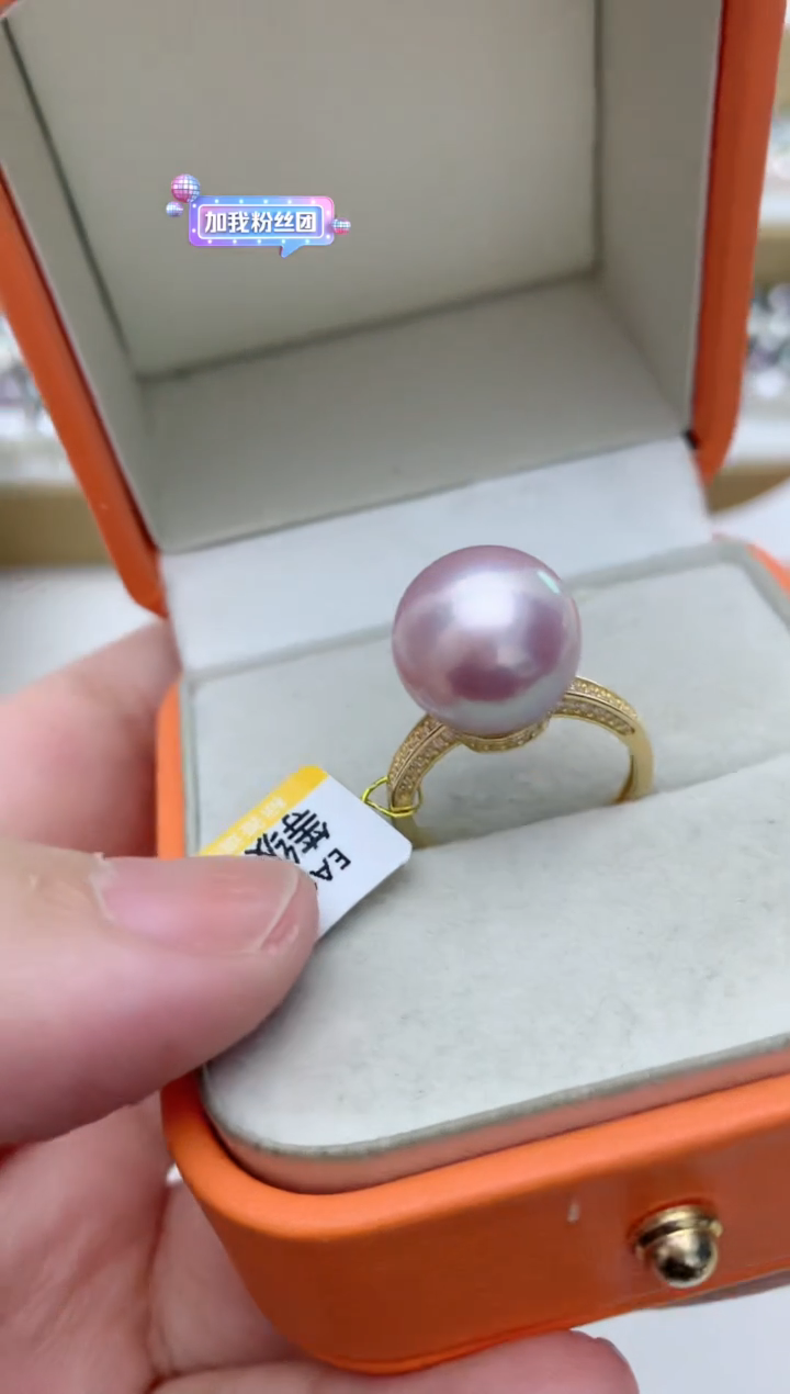 【闪购商品】淡水珍珠戒指银S925镶嵌q2