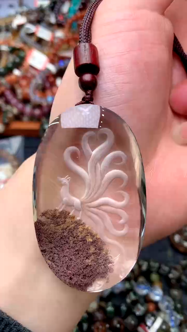 【闪购商品】水晶吊坠(赠链)未镶嵌123