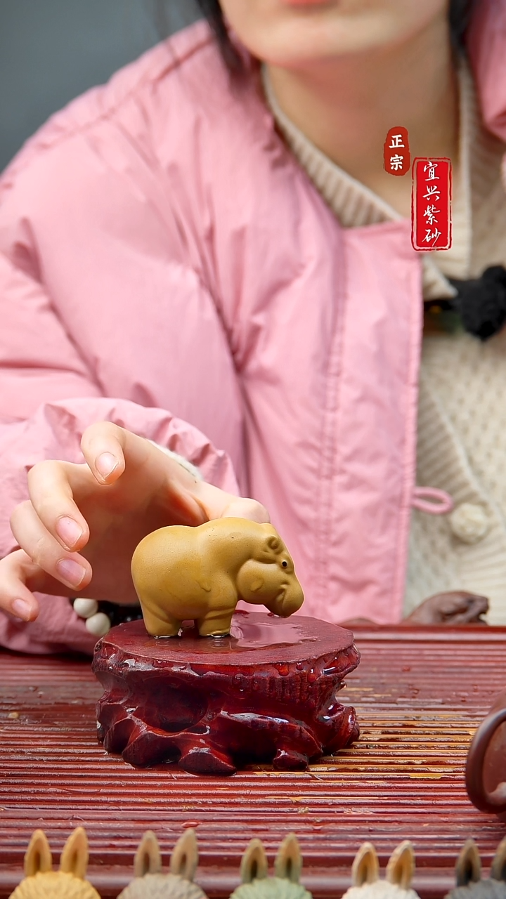 紫砂茶宠宜兴紫砂茶宠摆件