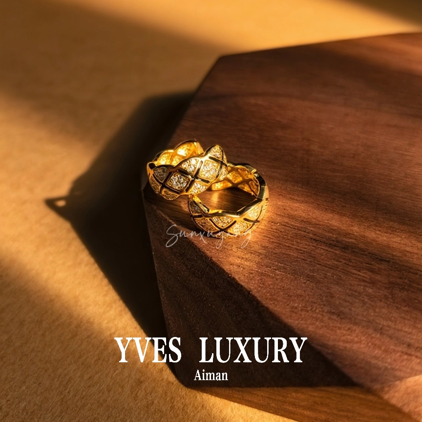 铜合金锆石耳饰 C207（刘亦菲同款）[金菱钻网]·奢华耳环