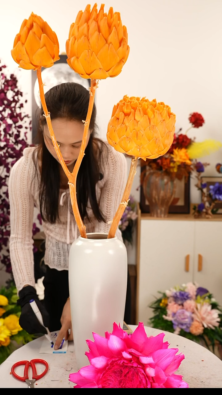 洋蓟永生花   A15