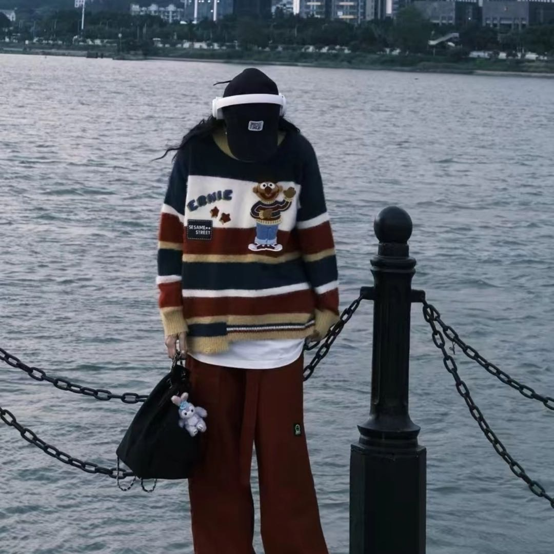 活动【新年系列】汉堡家彩虹小人毛衣0105