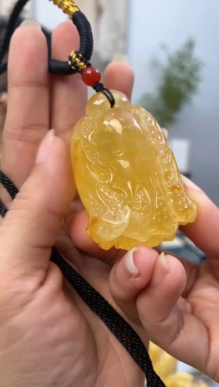 【闪购商品】蜜蜡裸石未镶嵌天然琥珀蜜蜡白菜