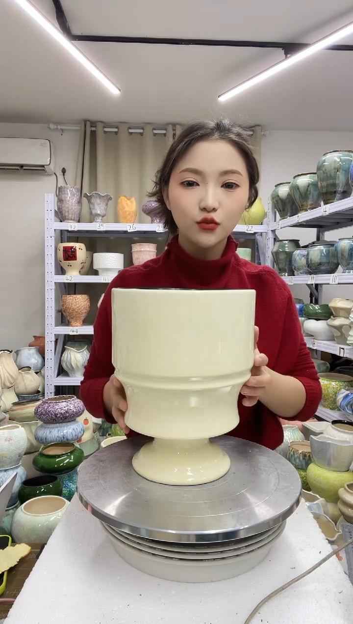 【1.3】花盆尺寸高： 25口：18