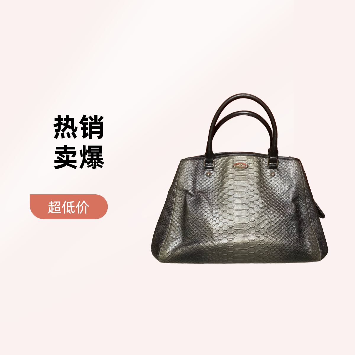 95新 COACH/蔻驰 16596手提包