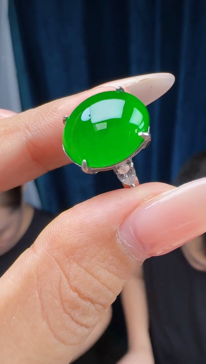 未镶嵌定制翡翠翡翠戒指99
