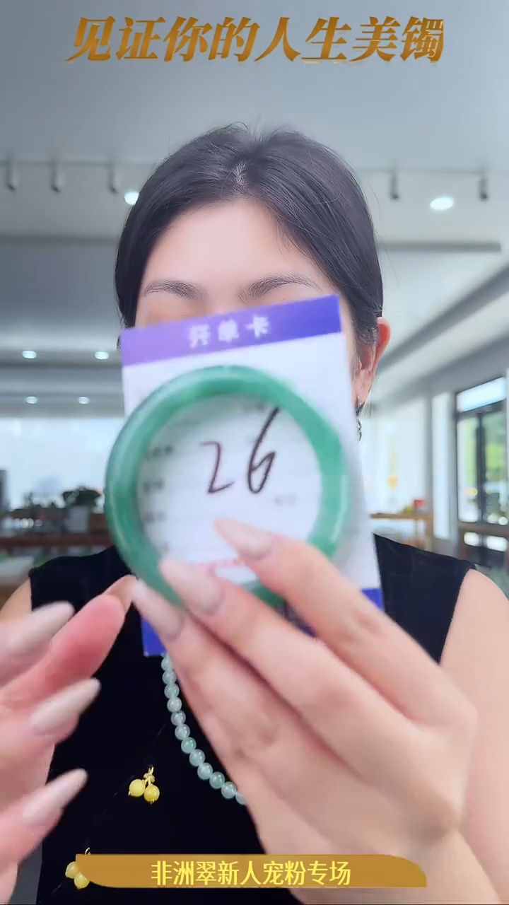 未镶嵌手镯石英质玉（非洲翠）26号链接-55圈口