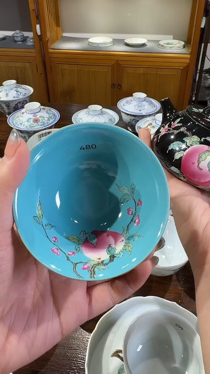 景德镇手工手绘陶瓷杯