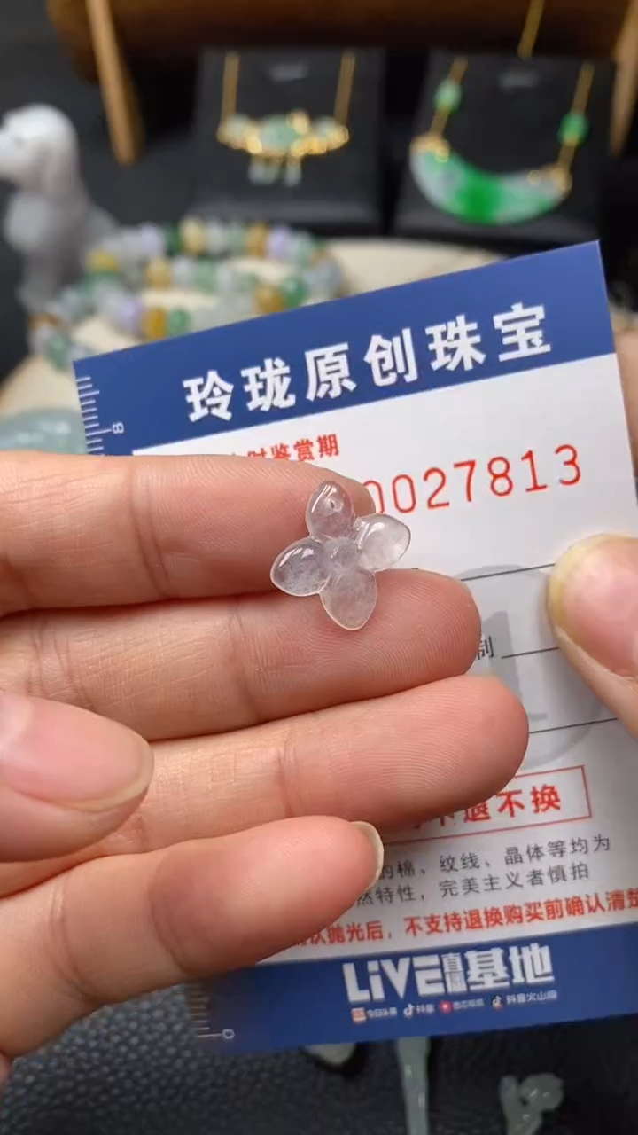 【闪购商品】翡翠颈饰未镶嵌翡翠净货27813