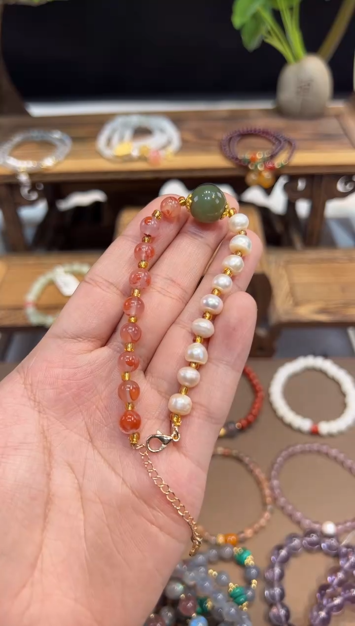 【闪购商品】南红玛瑙手饰未镶嵌手饰@@