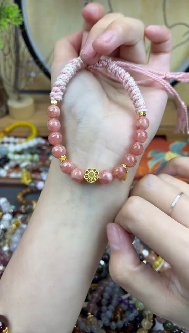 【闪购商品】菱锰矿手饰银S925镶嵌347