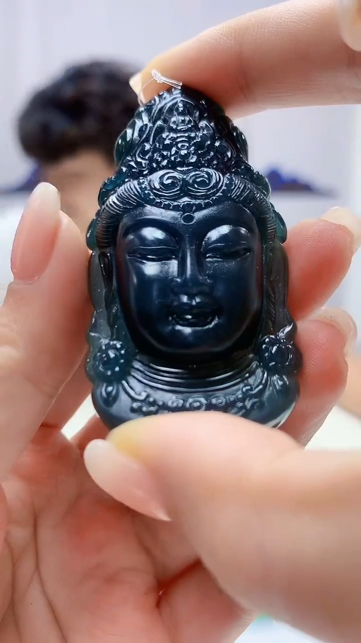 定制翡翠未镶嵌5145ms-毛货挂件71