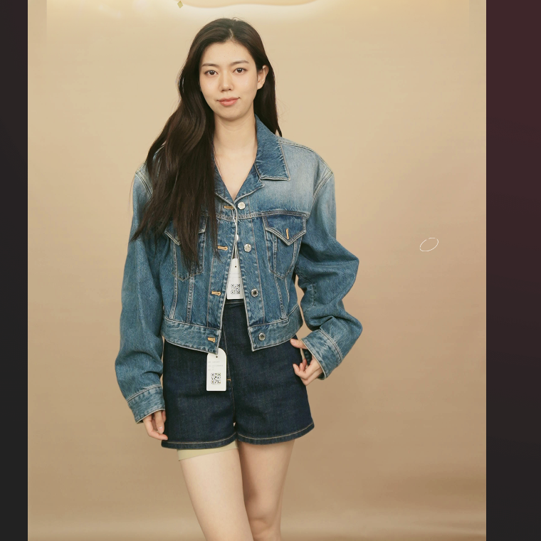95新 LouisVuitton/路易威登 牛仔外套44码蓝色/250911ZQYFD02