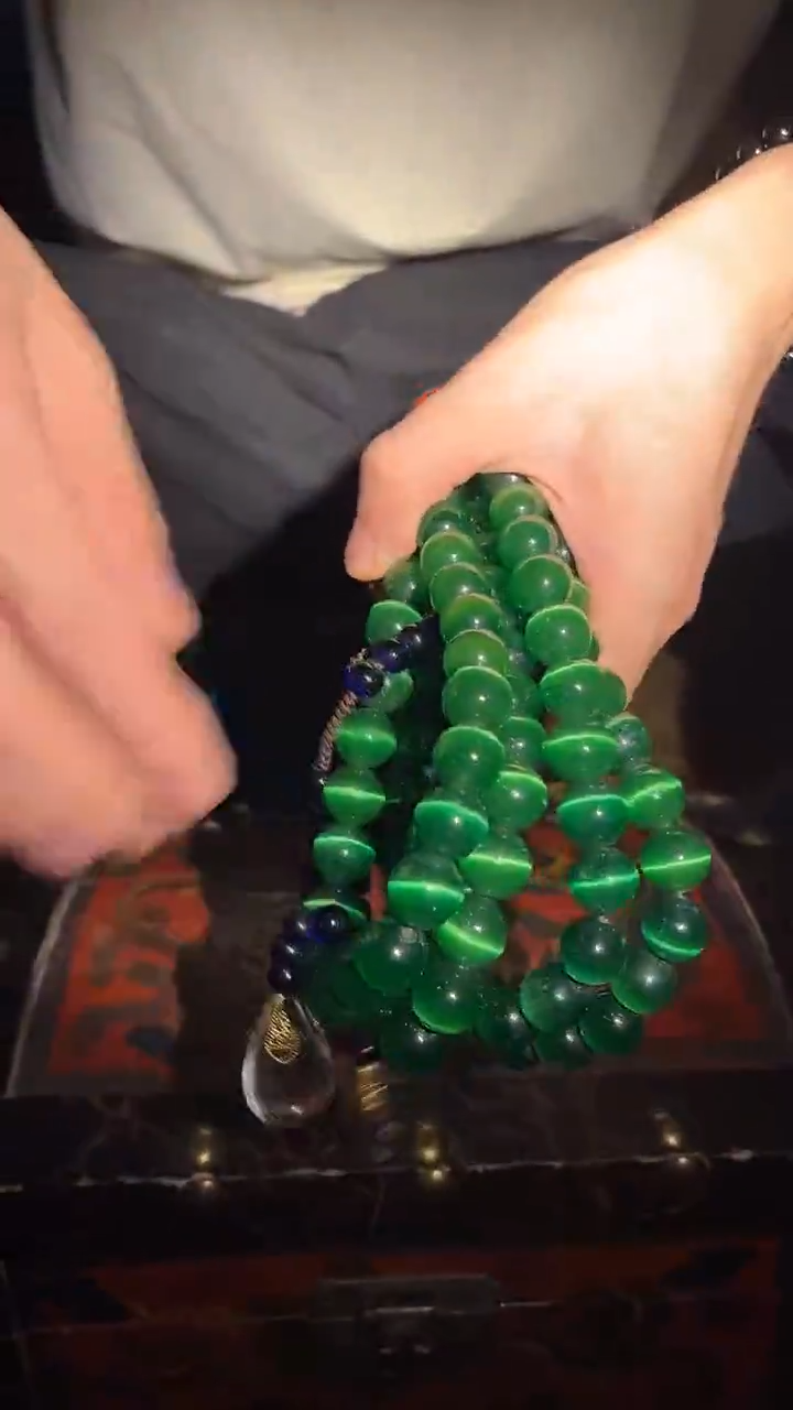 【闪购商品】【闪购商品】绿色朝珠项链