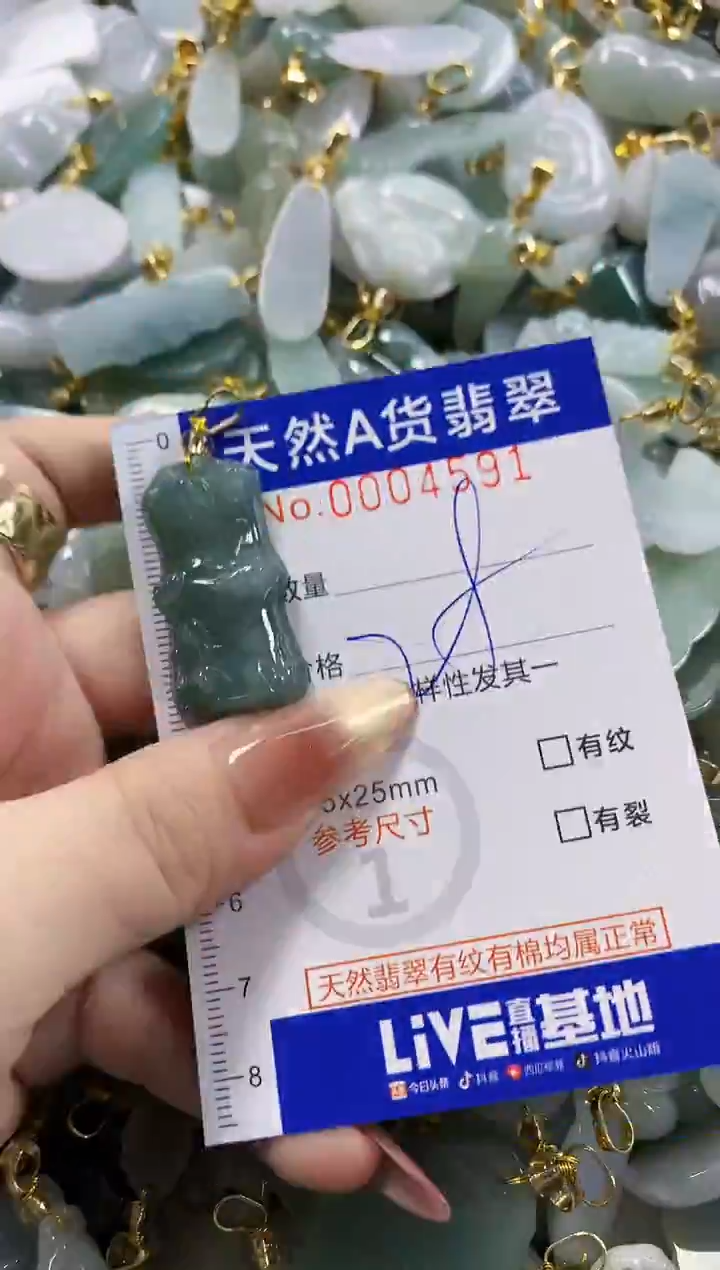 颈饰未镶嵌翡翠天然A货翡翠