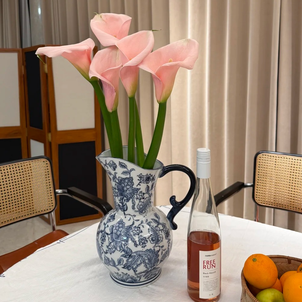 【我种花】火烈鸟粉色马蹄莲清新水养鲜切花束高级花材云南直发