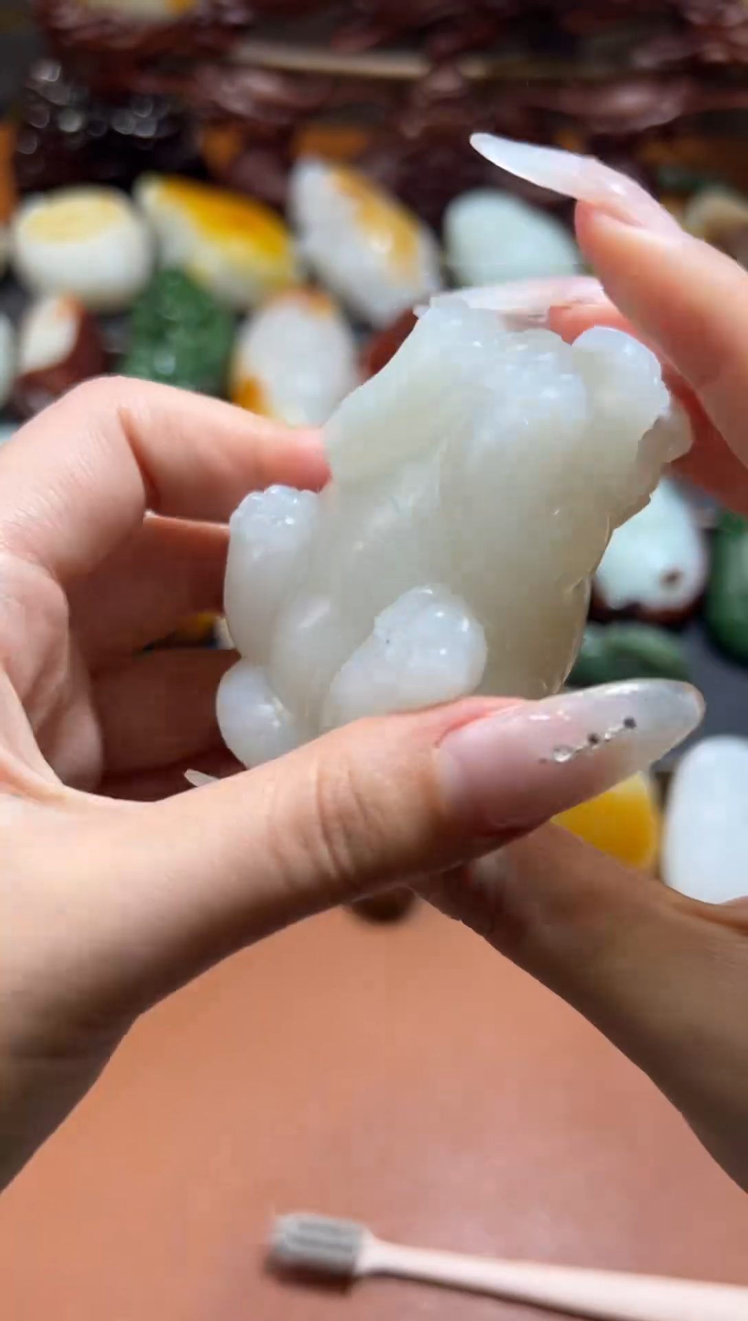 未镶嵌和田玉把件古*月和田玉