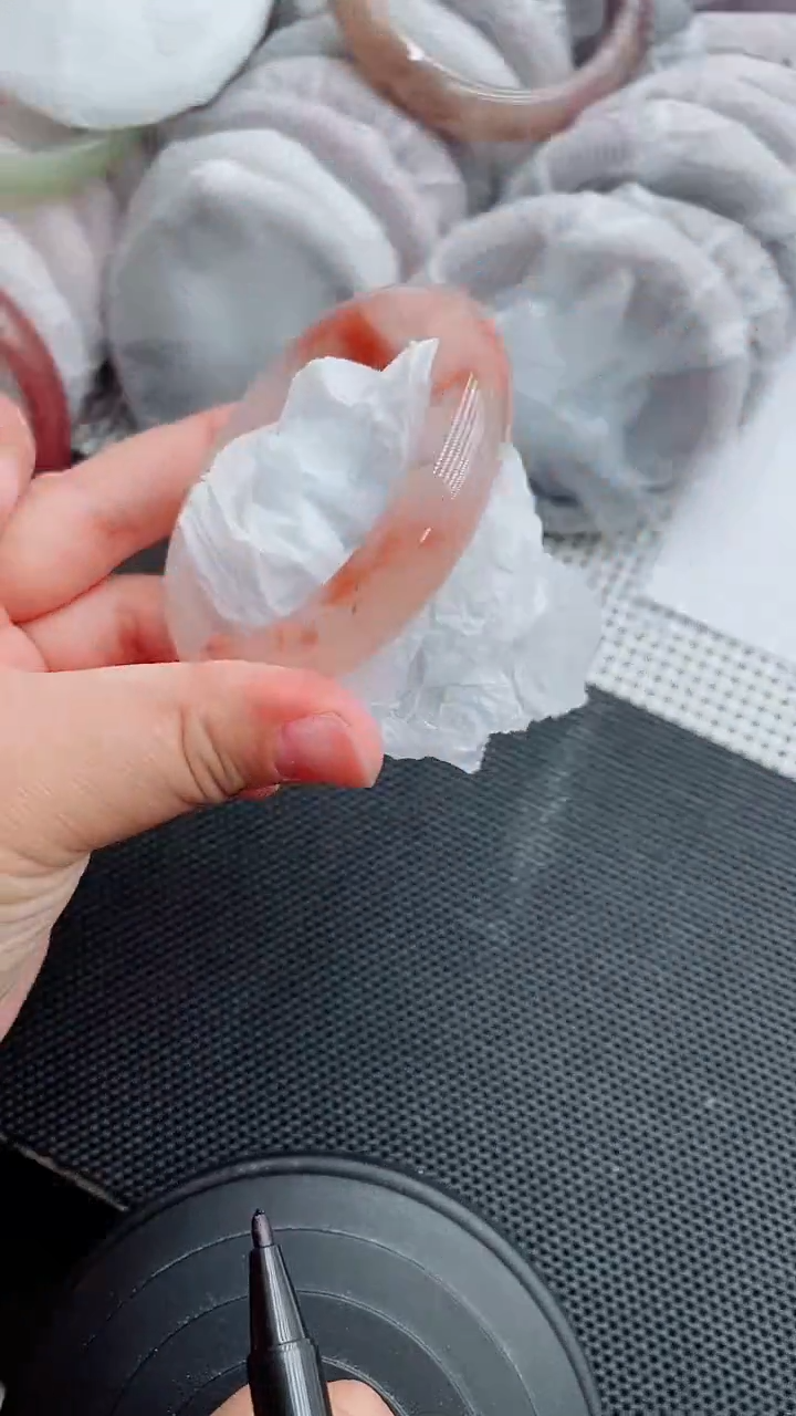 未镶嵌手镯石英质玉54-55-56