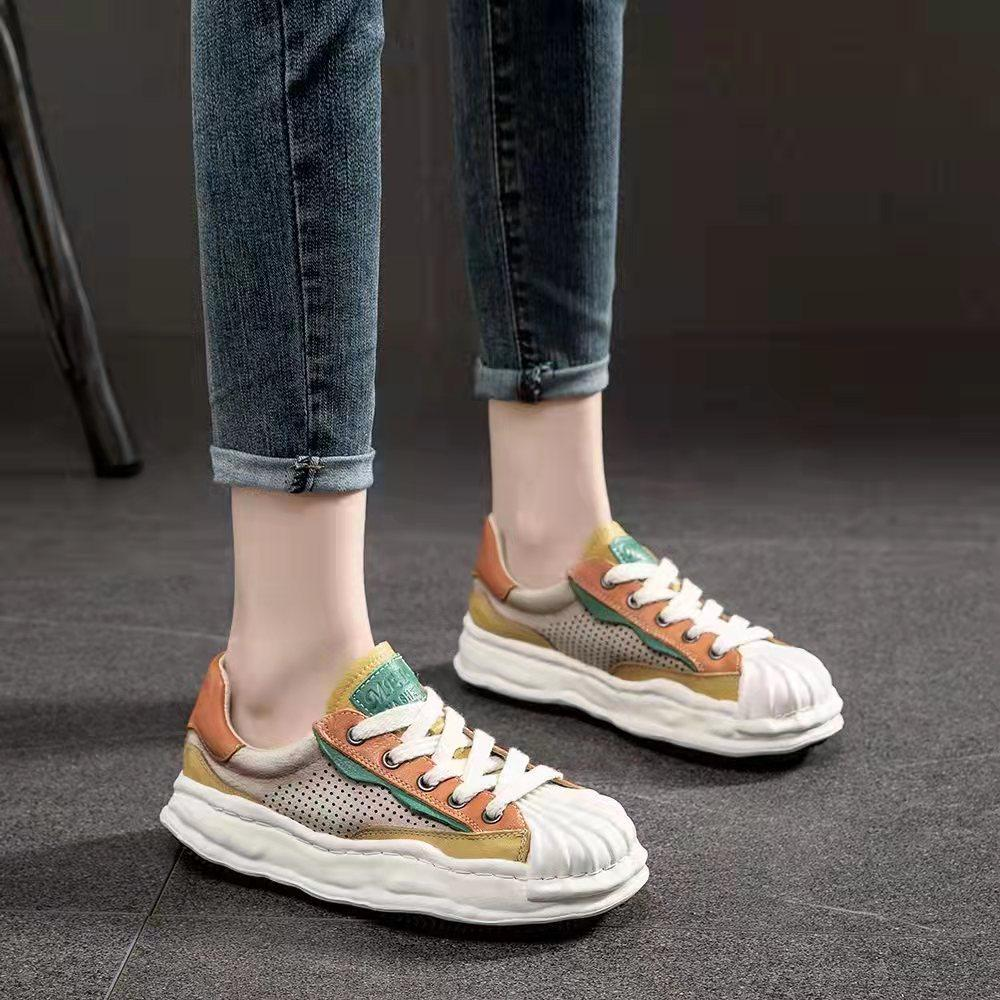 时尚拼色2025新款爆板鞋潮流舒适百搭运动鞋-DM038