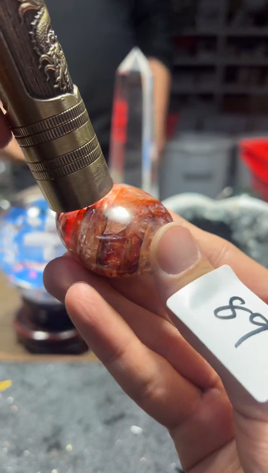 未镶嵌珠宝半成品水晶天然水晶默认微瑕89