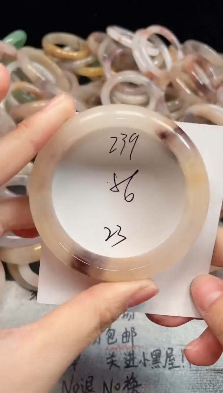 未镶嵌手镯石英质玉239