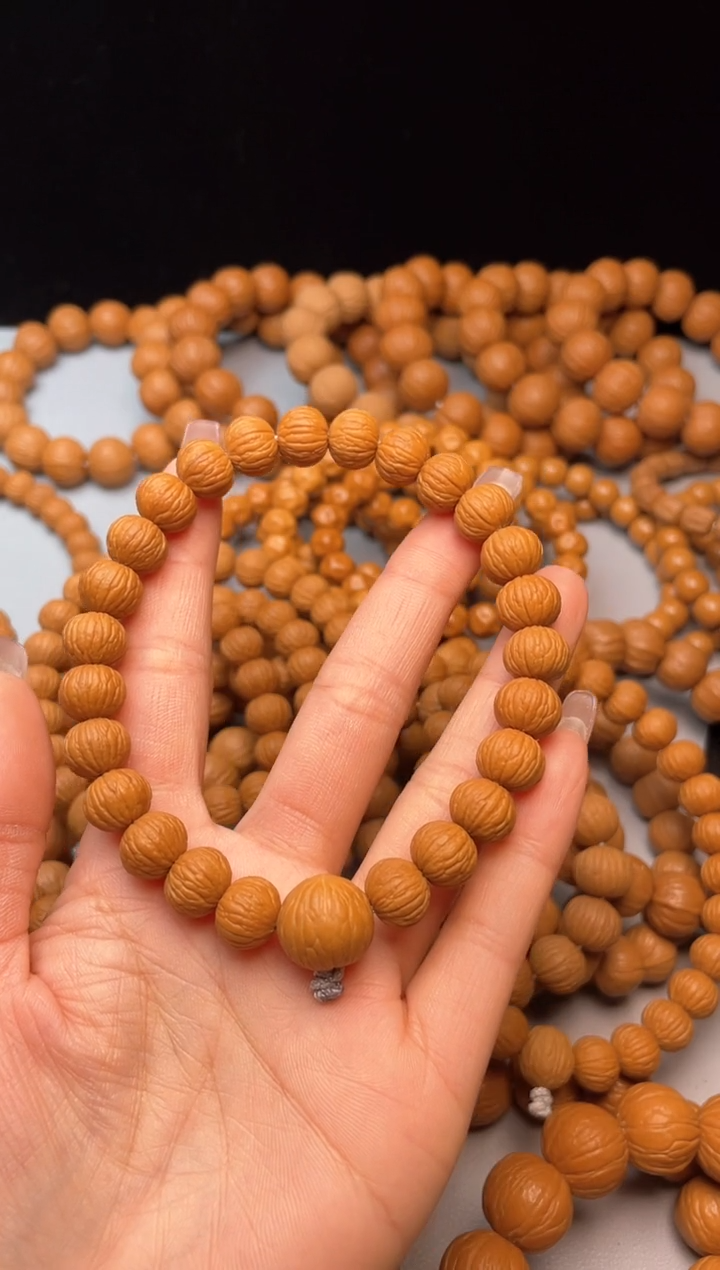 【闪购商品】猴头核桃手串凤羽11手持