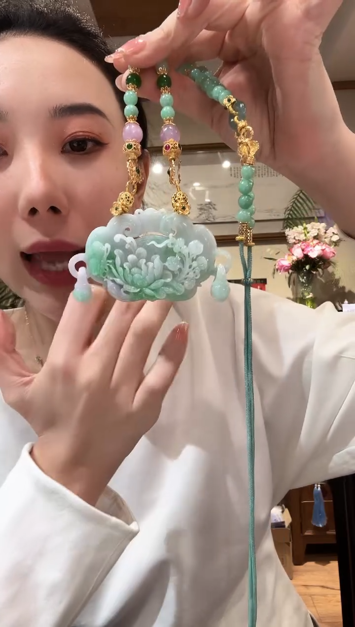 【闪购商品】翡翠颈饰未镶嵌国风