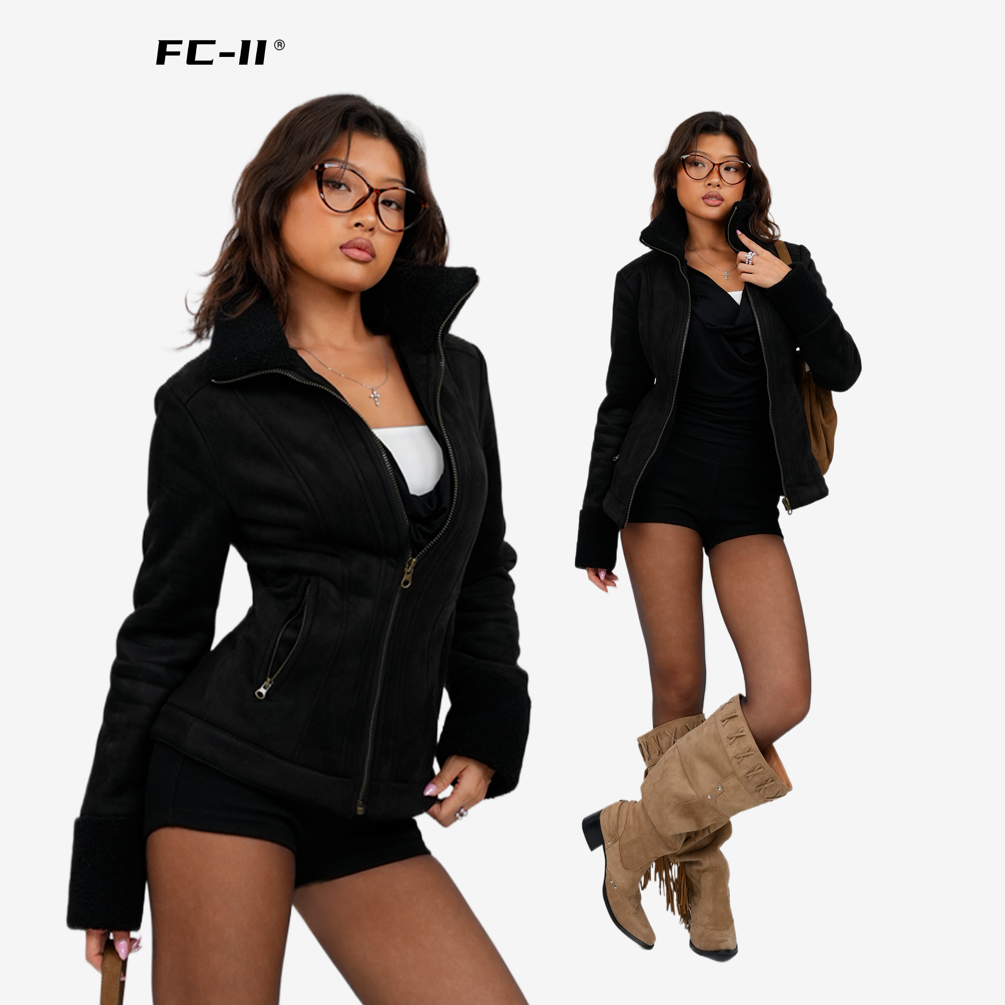 【Fcii】美式复古设计感外套 H4W2687