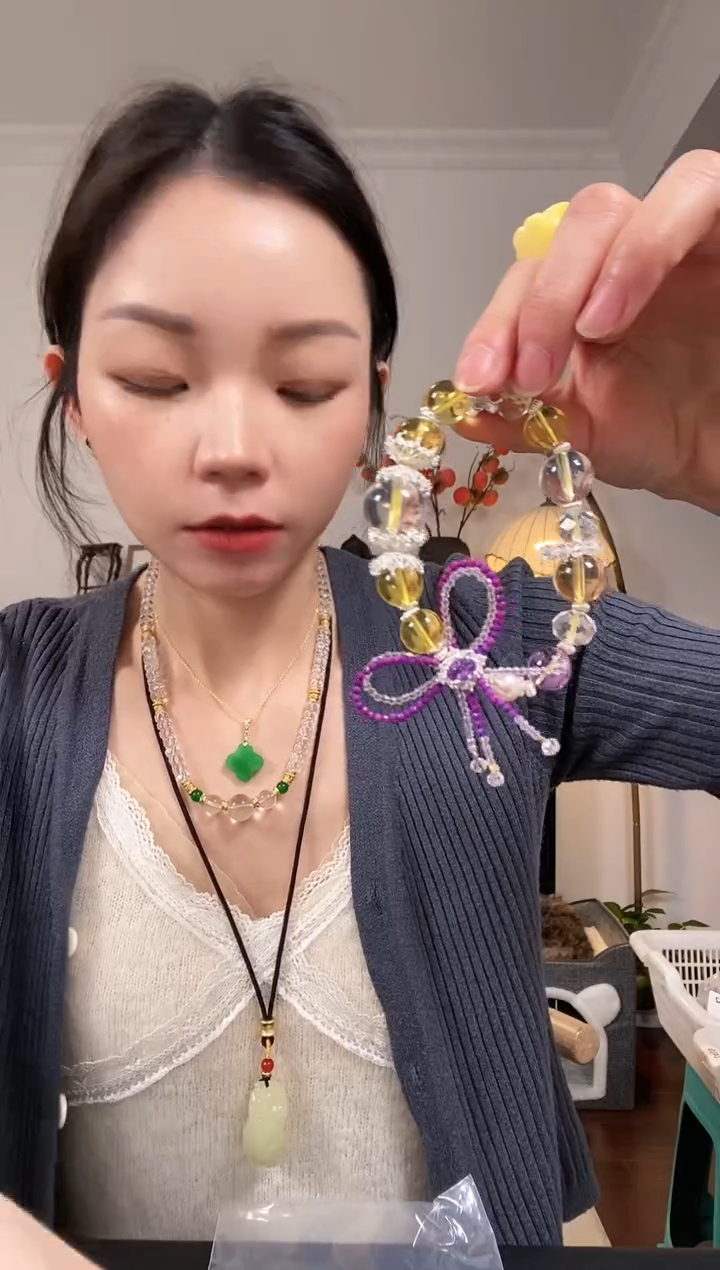 【闪购商品】琥珀颈饰未镶嵌A481AAAAA