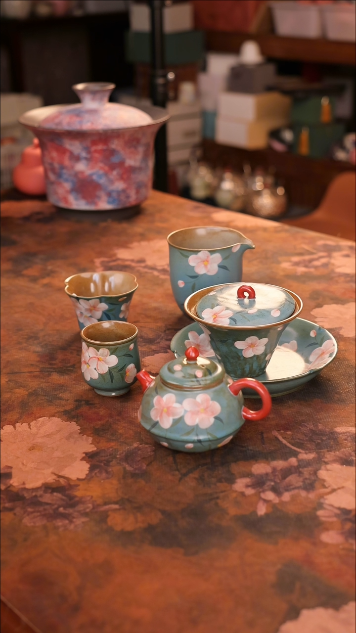 【闪购商品】陶瓷茶具（无礼盒无茶盘）@@A12070