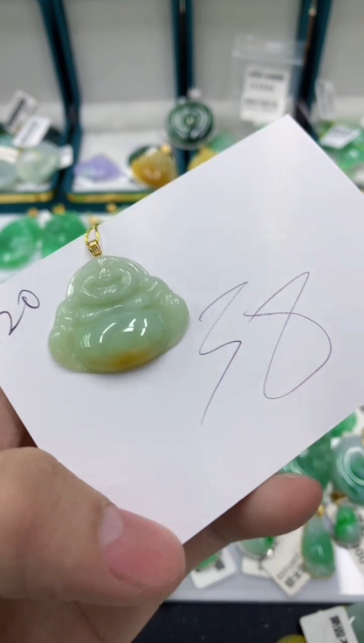 【闪购商品】翡翠颈饰18K金镶嵌1111111111