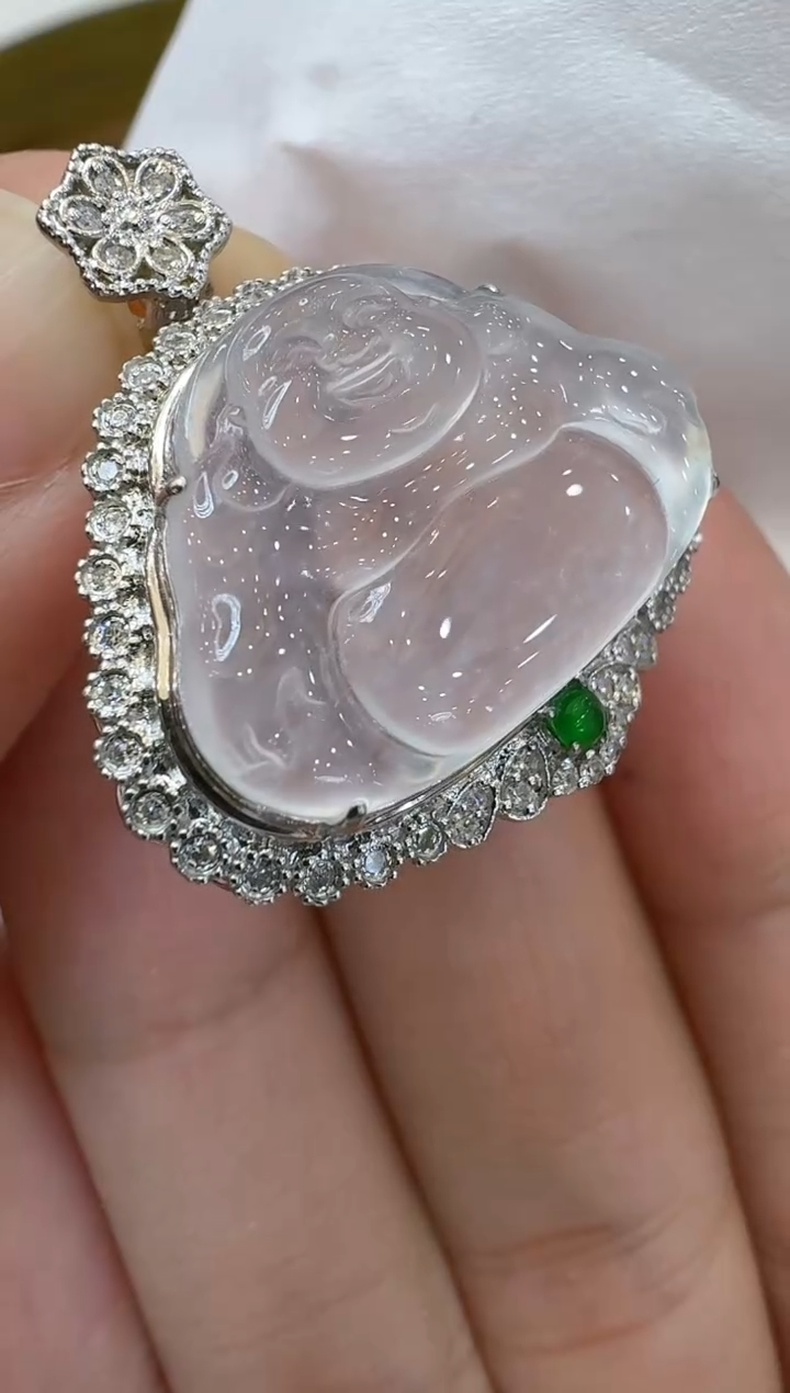 【闪购商品】翡翠吊坠(不含链)18K金镶嵌多样性团购发一件