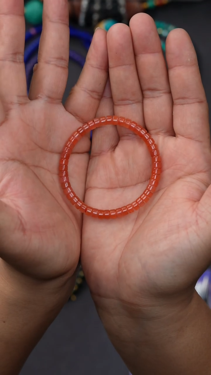 南红玛瑙手串未镶嵌❥**禾南红手串