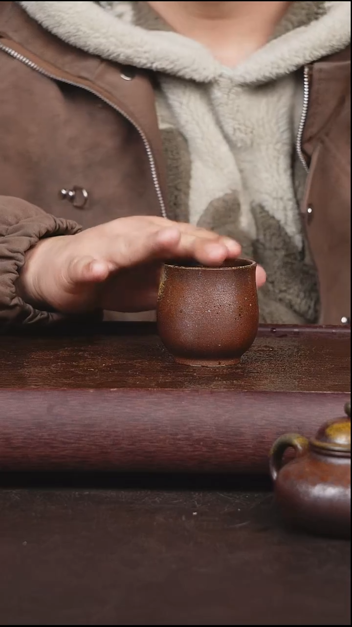茶壶紫砂柴烧 杯