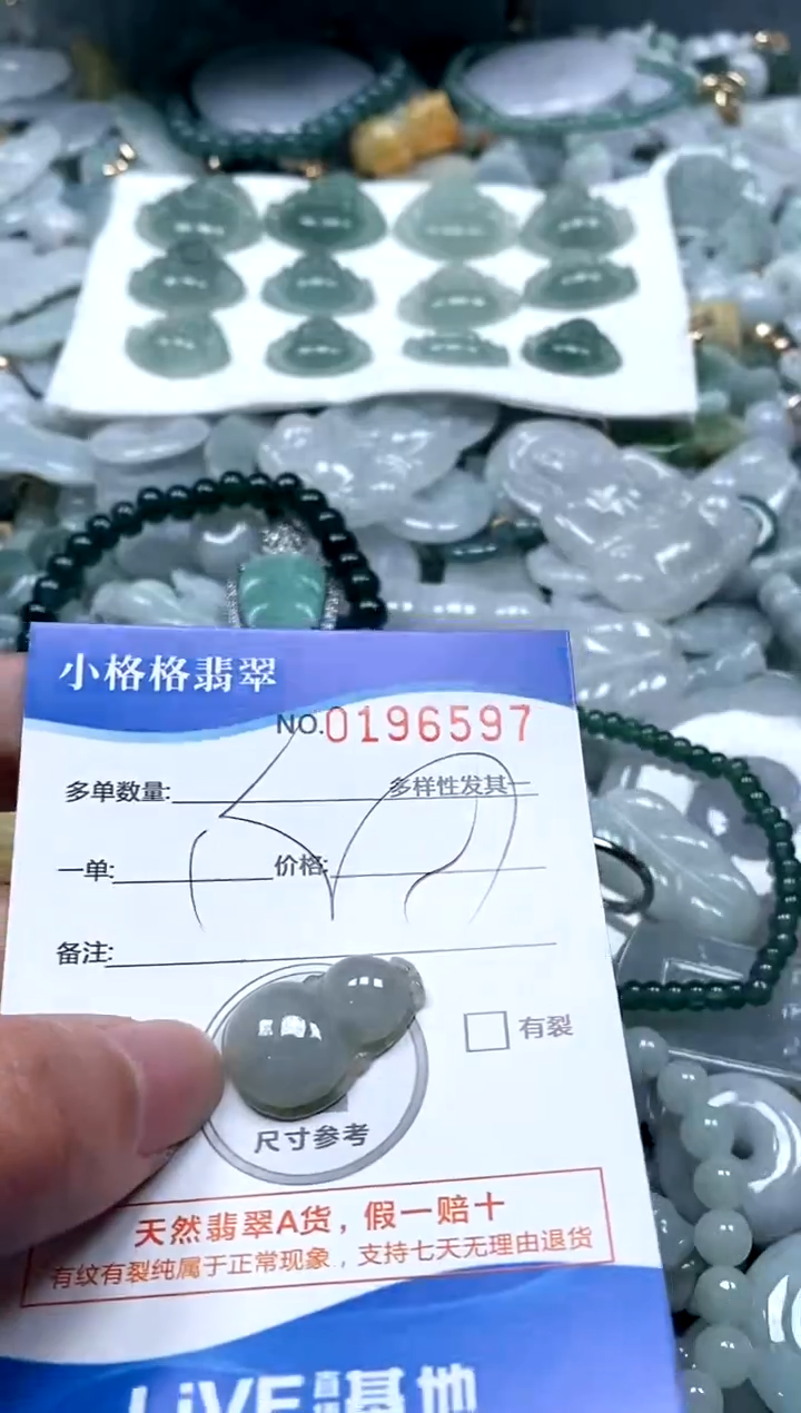 【闪购商品】翡翠颈饰未镶嵌闪购商品0196597